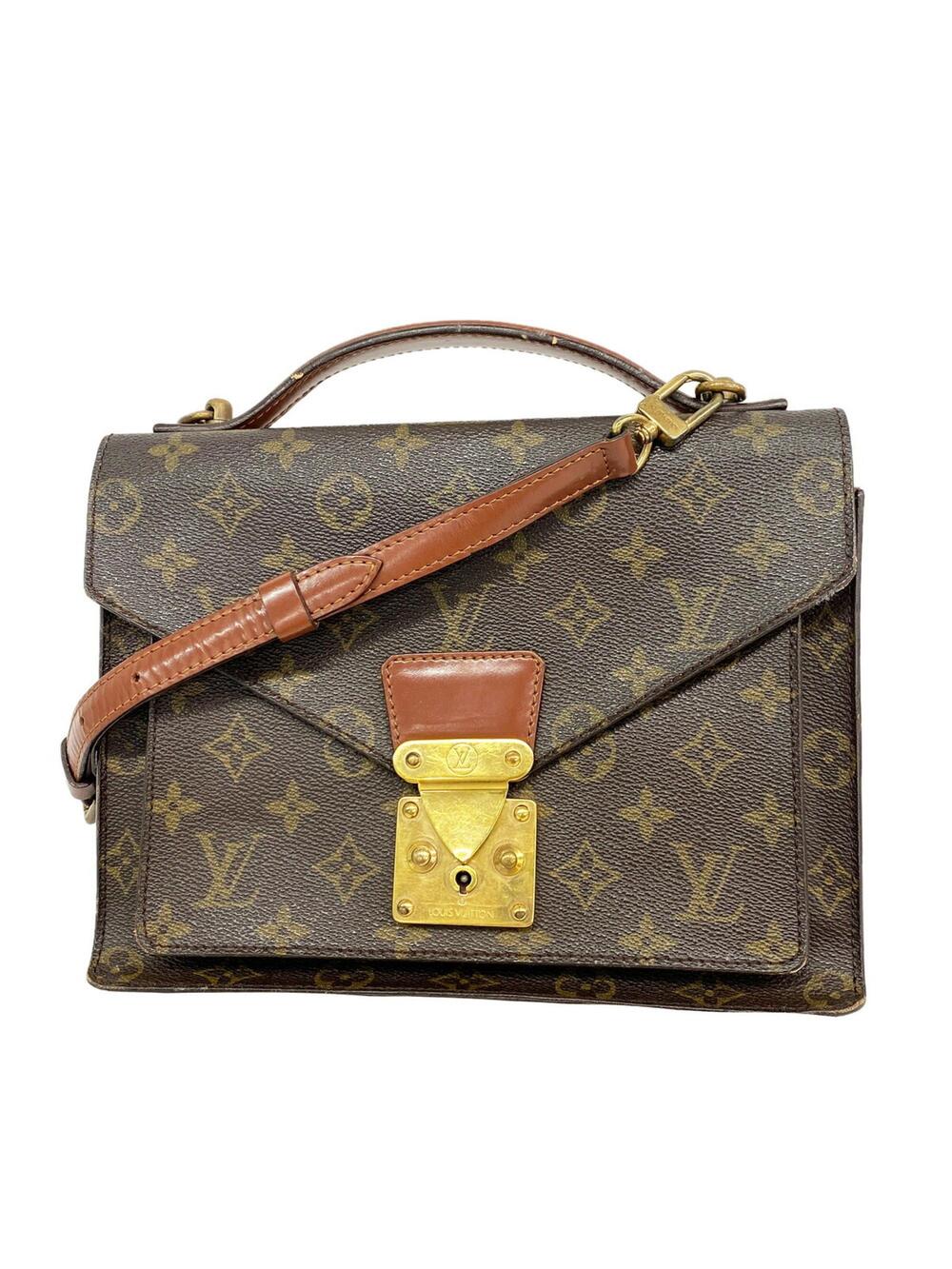 Louis Vuitton Monceau Handbag Canvas #375550L75B